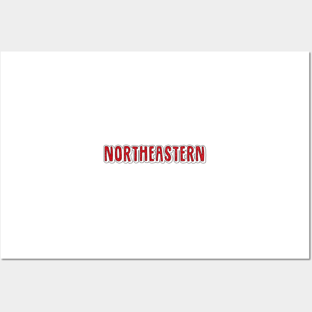 northeastern sparkles Wall Art by Rpadnis